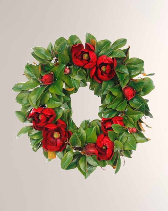 30" Magnolia Wreath